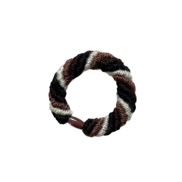 Hair Accessories Mixed Materials Handmade High Elastic Rainbow Color Hair Ring Hair Rope Ponytail Headdress