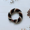 Hair Accessories Mixed Materials Handmade High Elastic Rainbow Color Hair Ring Hair Rope Ponytail Headdress