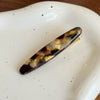 Hair Accessories Oval Gold Acetate Duckbill Clip Hairpin Highend Diamondencrusted Printing
