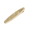 Hair Accessories Oval Gold Acetate Duckbill Clip Hairpin Highend Diamondencrusted Printing
