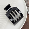Hair Accessories Pc Duckbill Clip Square Hollow Frosted Painting Simple Women