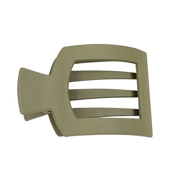 Hair Accessories Pc Duckbill Clip Square Hollow Frosted Painting Simple Women