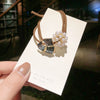 Hair Accessories Pearl Hand Knitted Headband Hair Ring For Women