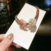 Hair Accessories Pearl Hand Knitted Headband Hair Ring For Women