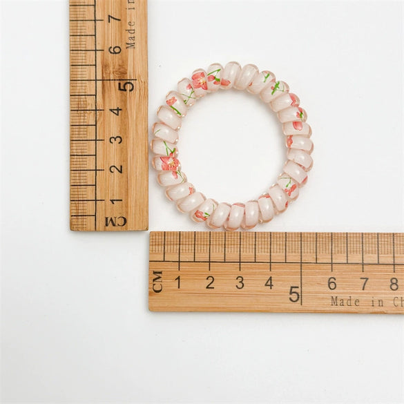 Hair Accessories Plastic Resin Fresh Floral Loose Type Manual Design