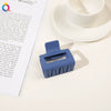Hair Accessories Plastic Small Square Handmade Cute Geometric Shark Clip For Women