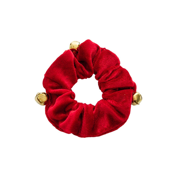 Hair Accessories Plush Bell Large Intestine Ring Handmade Christmas Style