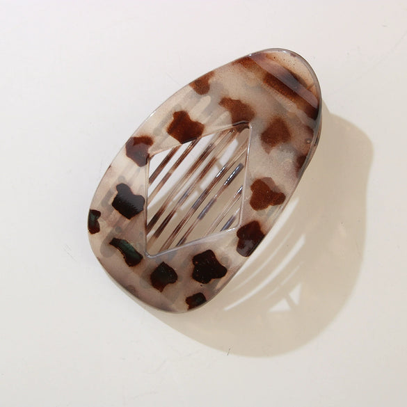 Hair Accessories Ps Fashion Geometric Diamondshaped Flat Oval Duckbill Shark Clip Baking Paint