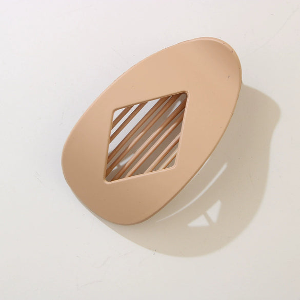 Hair Accessories Ps Fashion Geometric Diamondshaped Flat Oval Duckbill Shark Clip Baking Paint