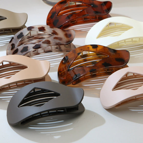 Hair Accessories Ps Fashion Geometric Diamondshaped Flat Oval Duckbill Shark Clip Baking Paint
