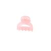 Hair Accessories Ps Material Hollowout Semicircle Grab Clip Minimalist Geometric Painted