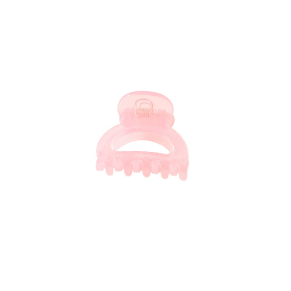 Hair Accessories Ps Material Hollowout Semicircle Grab Clip Minimalist Geometric Painted