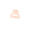 Hair Accessories Ps Material Hollowout Semicircle Grab Clip Minimalist Geometric Painted