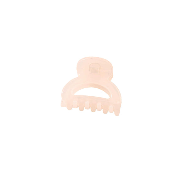 Hair Accessories Ps Material Hollowout Semicircle Grab Clip Minimalist Geometric Painted