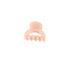 Hair Accessories Ps Material Hollowout Semicircle Grab Clip Minimalist Geometric Painted