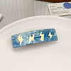 Hair Accessories Pvc Handmade Butterfly Printed Hair Grab Clip