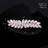 Hair Accessories Retro Spring Clip Rhinestone Zircon Inlaid Hairpin For Women