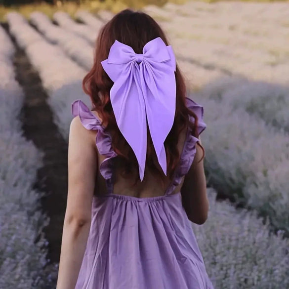 Hair Accessories Satin Handmade Women's Bow Hairpins