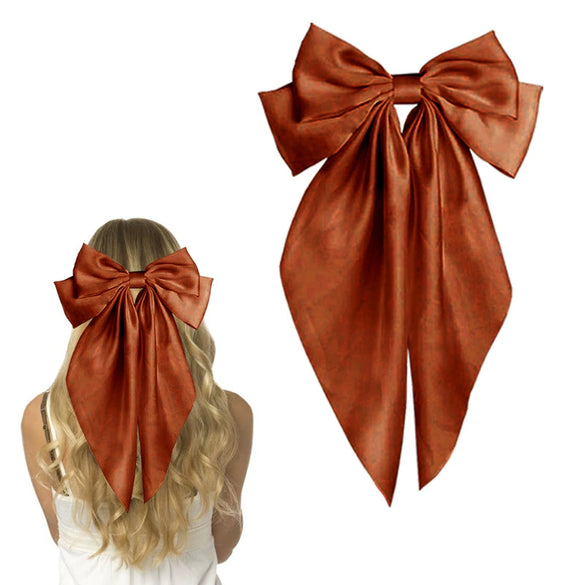 Hair Accessories Satin Handmade Women's Bow Hairpins