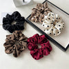Hair Accessories Satin Pleated Fabric Handmade Hair Rope With Dot Pattern And High Elasticity
