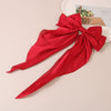 Hair Accessories Satin Ribbon Bow Spring Clip Handmade For Women