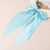 Hair Accessories Satin Ribbon Bow Spring Clip Handmade For Women