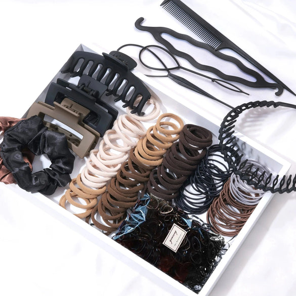 Hair Accessories Set Plastic Resin Simple Handmade Women's