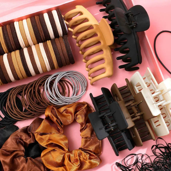 Hair Accessories Set Plastic Resin Simple Handmade Women's