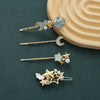 Hair Accessories Set Zinc Alloy Handmade Star Moon Shape For Women