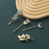 Hair Accessories Set Zinc Alloy Handmade Star Moon Shape For Women