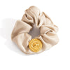 Hair Accessories Silk Stainless Steel Handmade Retro Animal Style Large Intestine Hair Ties Sun Shell Headbands