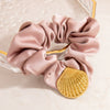 Hair Accessories Silk Stainless Steel Handmade Retro Animal Style Large Intestine Hair Ties Sun Shell Headbands