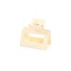 Hair Accessories Small Square Frosted Grab Clip Simple Geometric Baking Paint Women's
