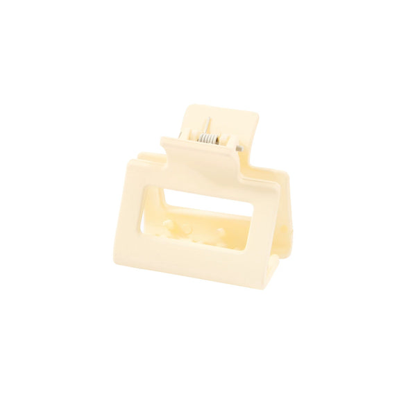 Hair Accessories Small Square Frosted Grab Clip Simple Geometric Baking Paint Women's