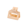 Hair Accessories Small Square Frosted Grab Clip Simple Geometric Baking Paint Women's