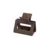 Hair Accessories Small Square Frosted Grab Clip Simple Geometric Baking Paint Women's