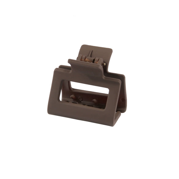 Hair Accessories Small Square Frosted Grab Clip Simple Geometric Baking Paint Women's