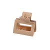 Hair Accessories Small Square Frosted Grab Clip Simple Geometric Baking Paint Women's