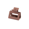 Hair Accessories Small Square Frosted Grab Clip Simple Geometric Baking Paint Women's