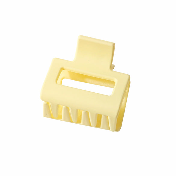 Hair Accessories Small Square Frosted Grab Clip Simple Geometric Baking Paint Women's