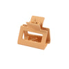 Hair Accessories Small Square Frosted Grab Clip Simple Geometric Baking Paint Women's