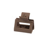 Hair Accessories Small Square Frosted Grab Clip Simple Geometric Baking Paint Women's