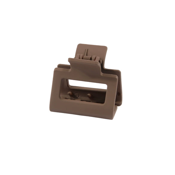Hair Accessories Small Square Frosted Grab Clip Simple Geometric Baking Paint Women's