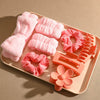 Hair Accessories Soft Bow Wash Hair Band Grab Clip Pink Sweet Style Painting