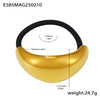 Hair Accessories Stainless Steel And 316L Stainless Steel Bow Hair Rope Plated With Gold High Elasticity Electroplating