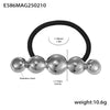 Hair Accessories Stainless Steel And 316L Stainless Steel Bow Hair Rope Plated With Gold High Elasticity Electroplating
