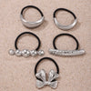Hair Accessories Stainless Steel And 316L Stainless Steel Bow Hair Rope Plated With Gold High Elasticity Electroplating