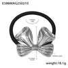 Hair Accessories Stainless Steel And 316L Stainless Steel Bow Hair Rope Plated With Gold High Elasticity Electroplating