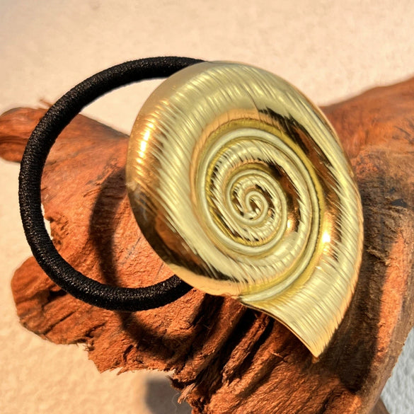 Hair Accessories Stainless Steel Conch Hair Rope Hairpin Hair Ring Electroplated Retro Style