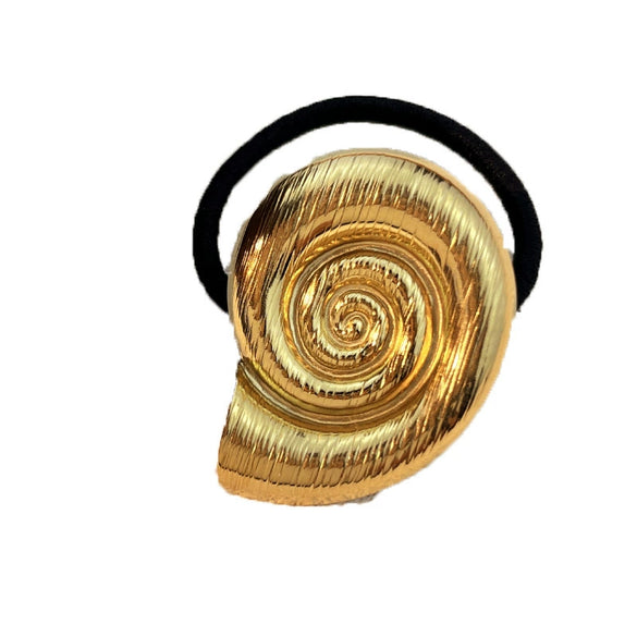 Hair Accessories Stainless Steel Conch Hair Rope Hairpin Hair Ring Electroplated Retro Style